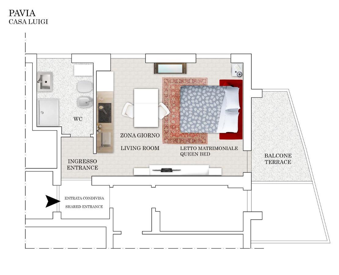 City Center - Luigi&Carolina Apartments - By Host4U Pavia Eksteriør billede