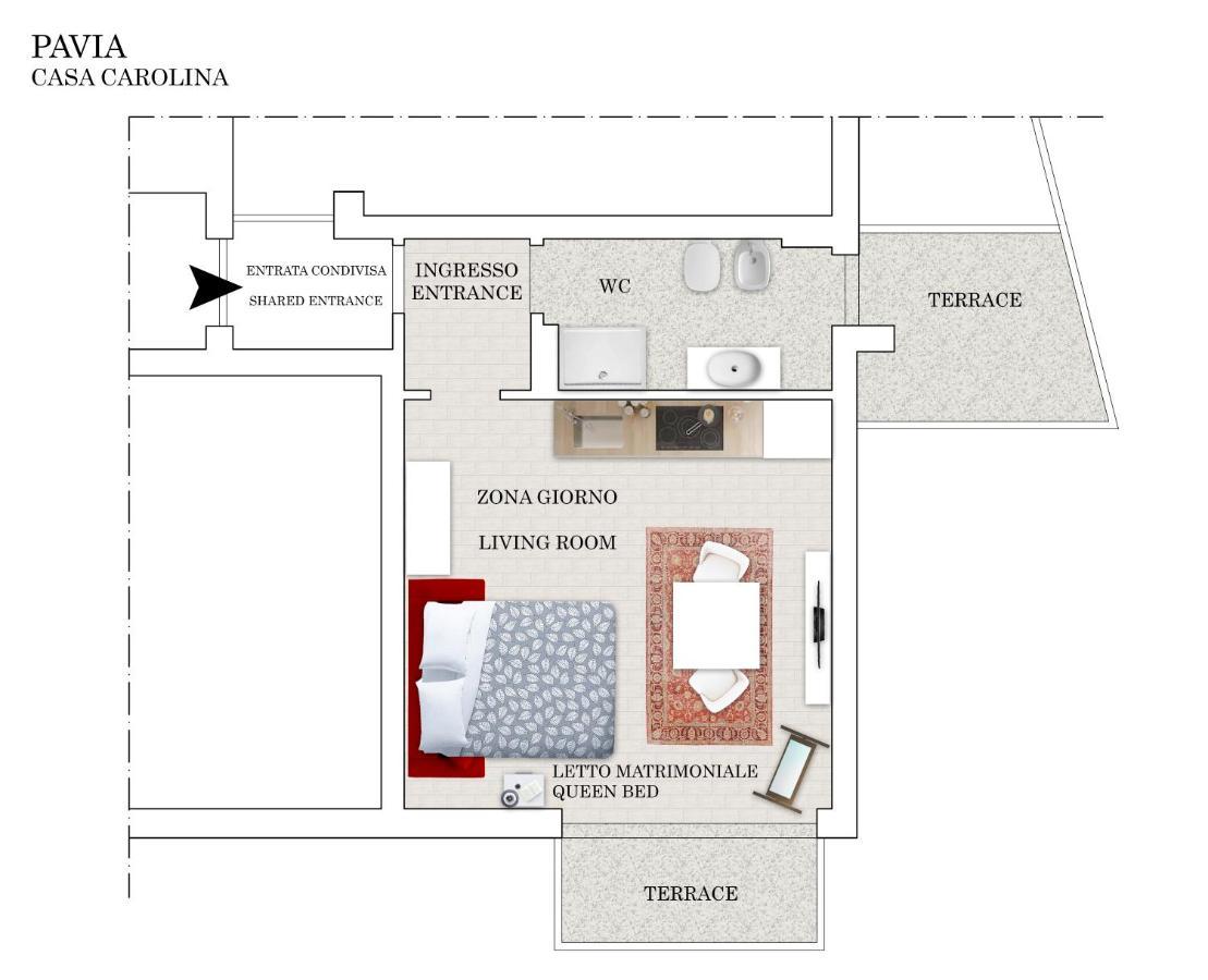 City Center - Luigi&Carolina Apartments - By Host4U Pavia Eksteriør billede